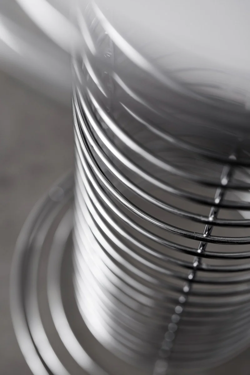 Verpan  Wire gulvlampe, transparant - Ø:40 cm.