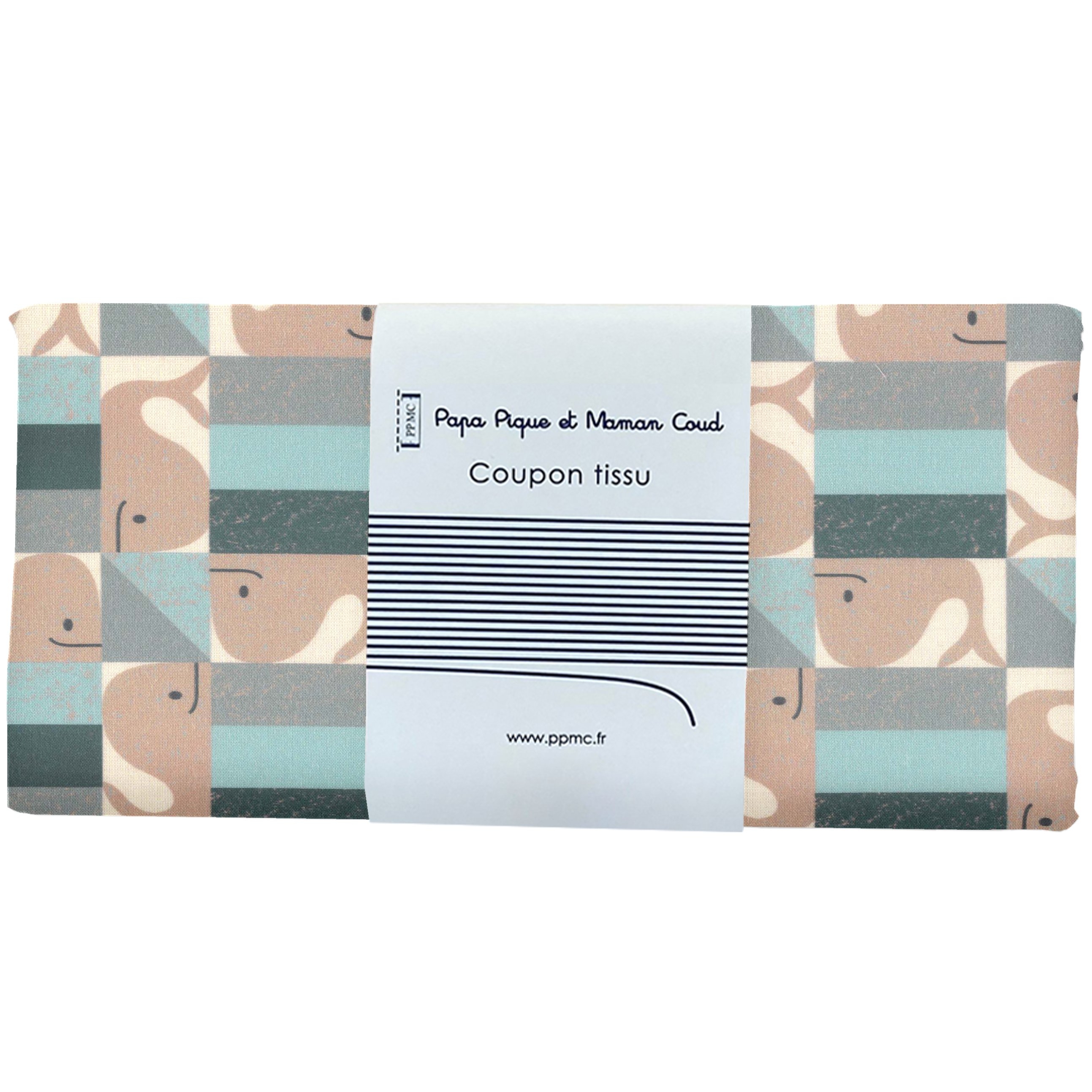 Coupon Tissu 50 Cm Ex2541 Baleino Vert