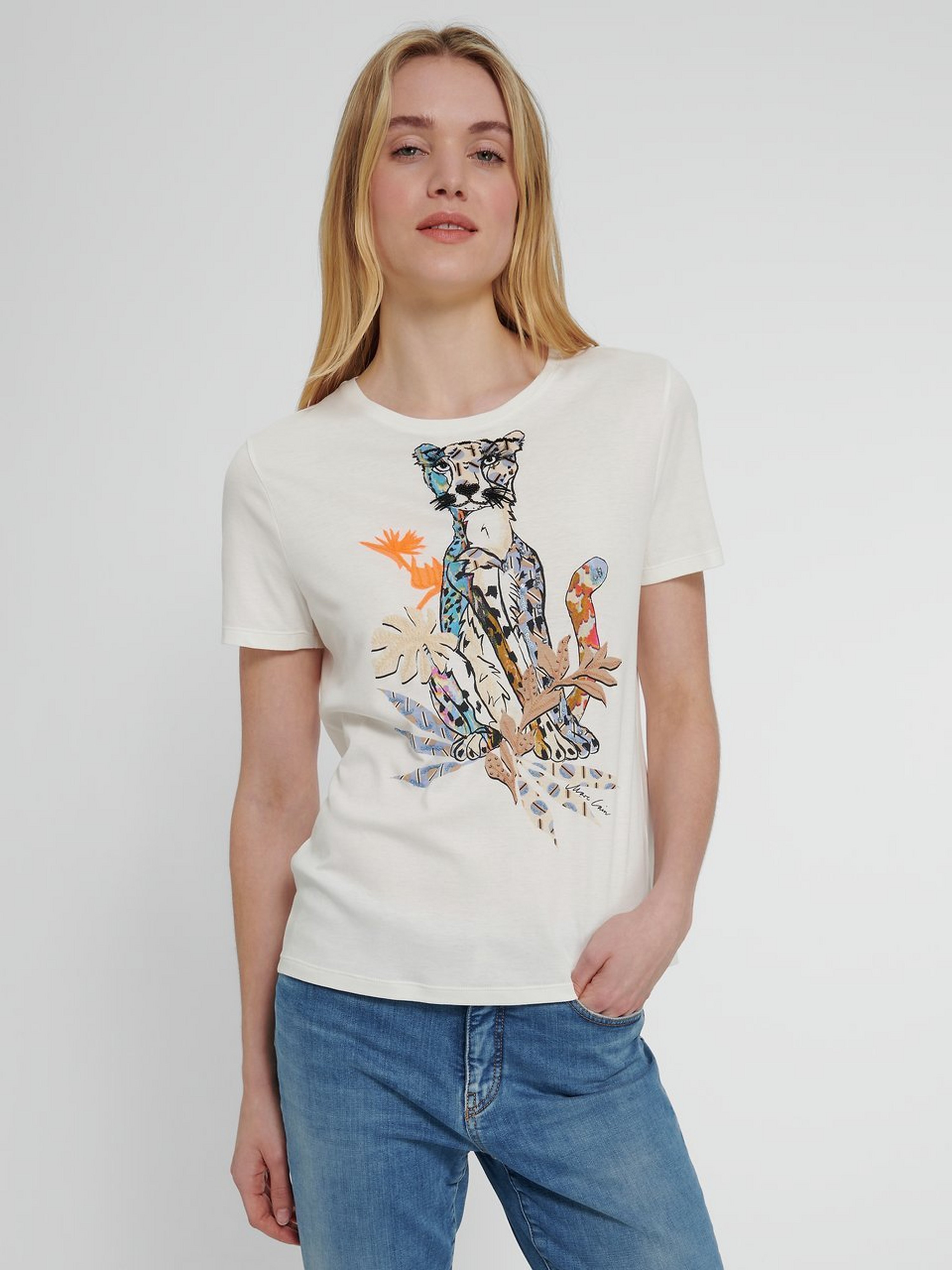 Rundhals-Shirt