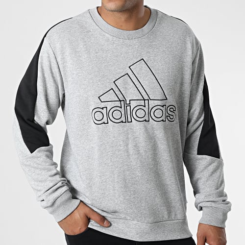 Sweat Crewneck FI BOS HC5860 Gris Chiné