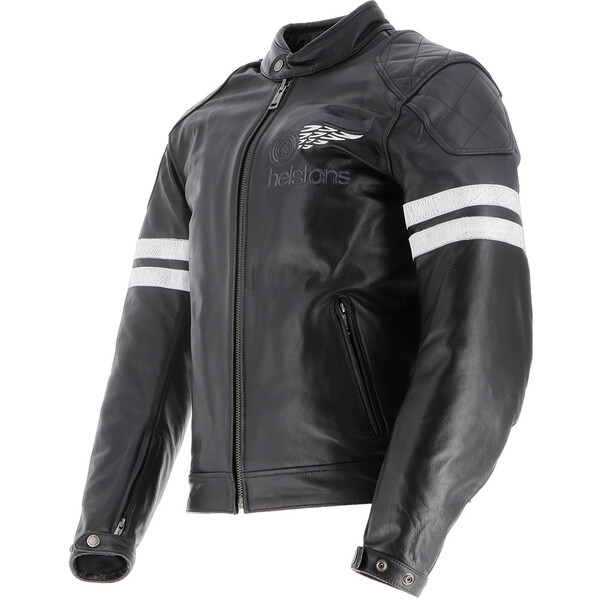 Helstons - Blouson Jake Speed Cuir Buffalo Noir