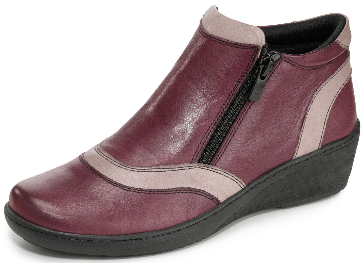 Gemini Stiefelette mit Seitenreißverschlüssen