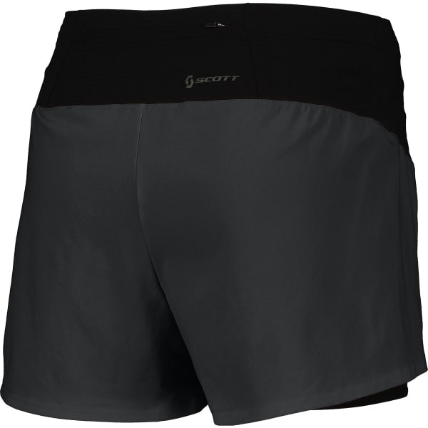 Short running SCOTT HYBRID SHORTS W'S ENDURANCE TECH BLACK