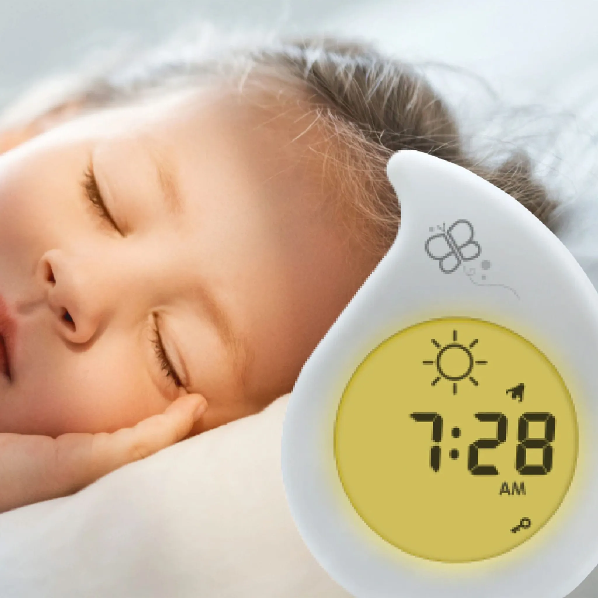 Bblüv Veilleuse Rechargeable et Réveille-matin d'Apprentissage Klöck