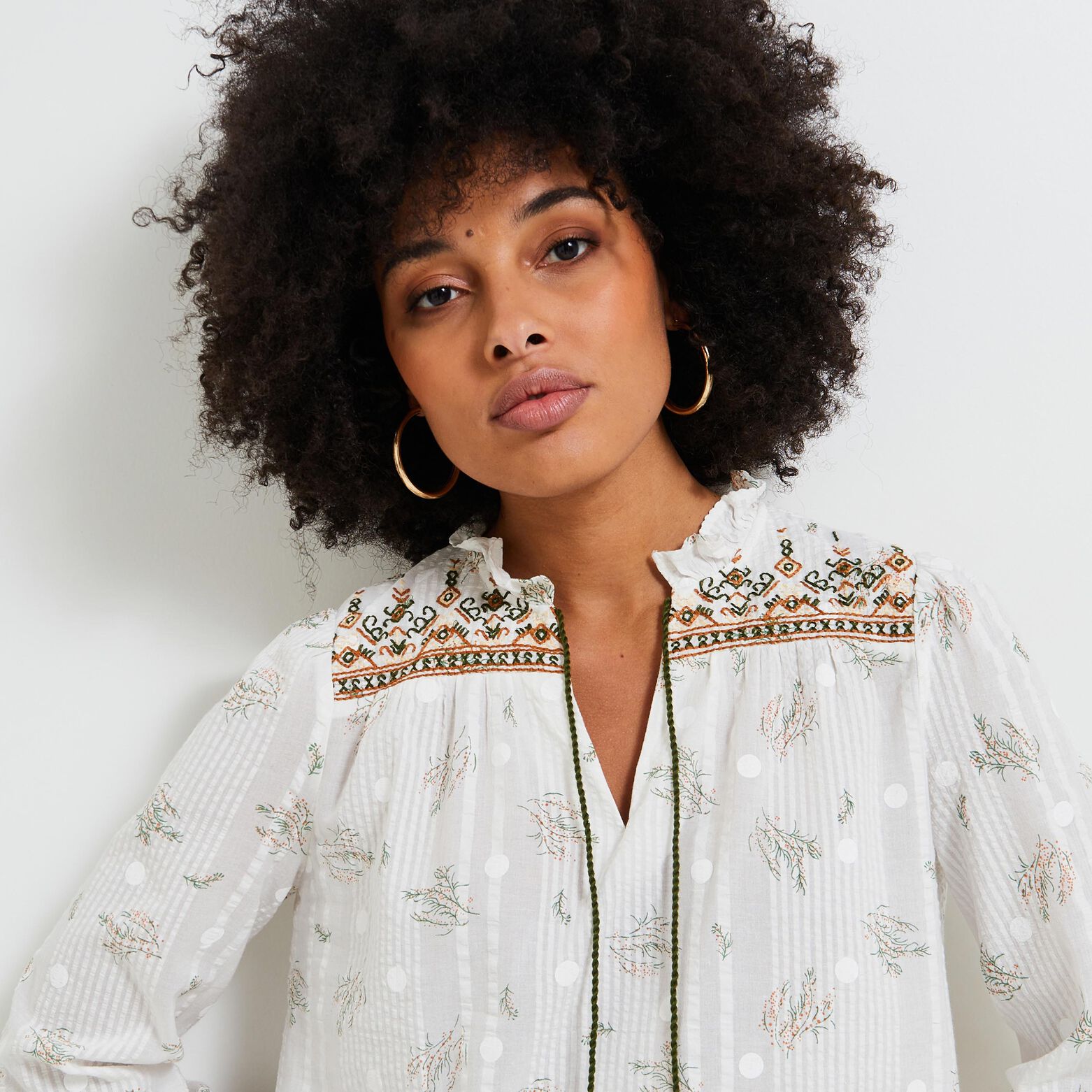 Blouse imprimée femme