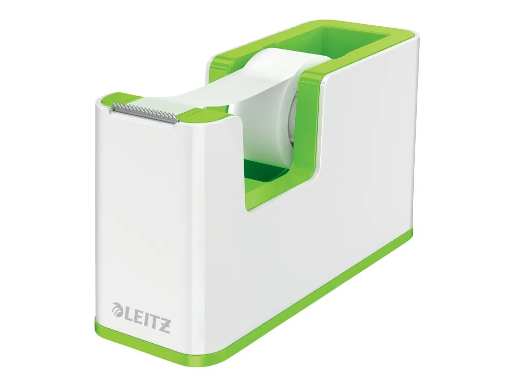 Tapedispenser Leitz WOW Dual hvid/grøn
