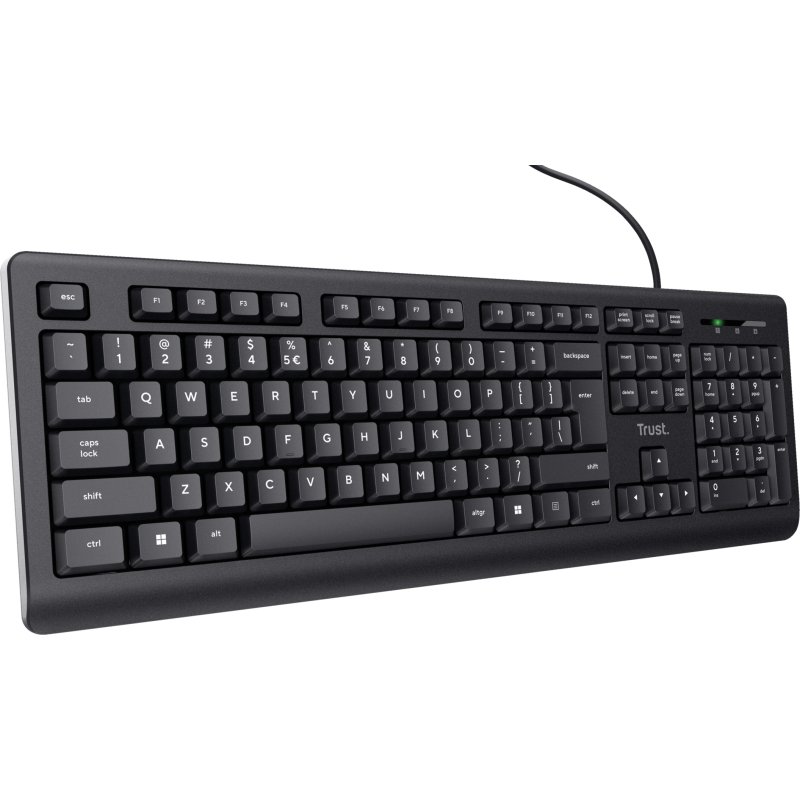 Trust Primo clavier Bureau USB AZERTY Français Noir