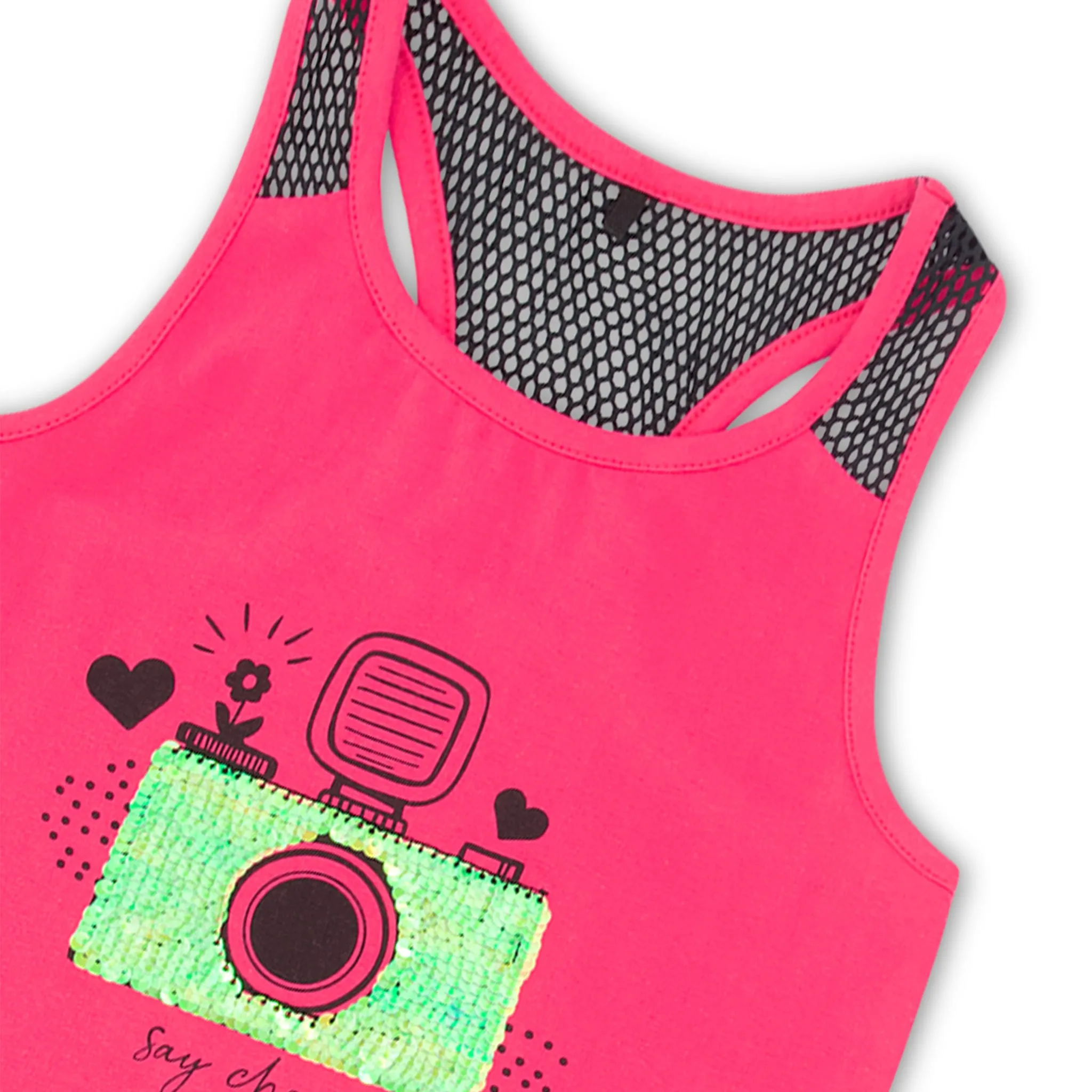 Deux par Deux Camisole Caméra Copines 7-10ans