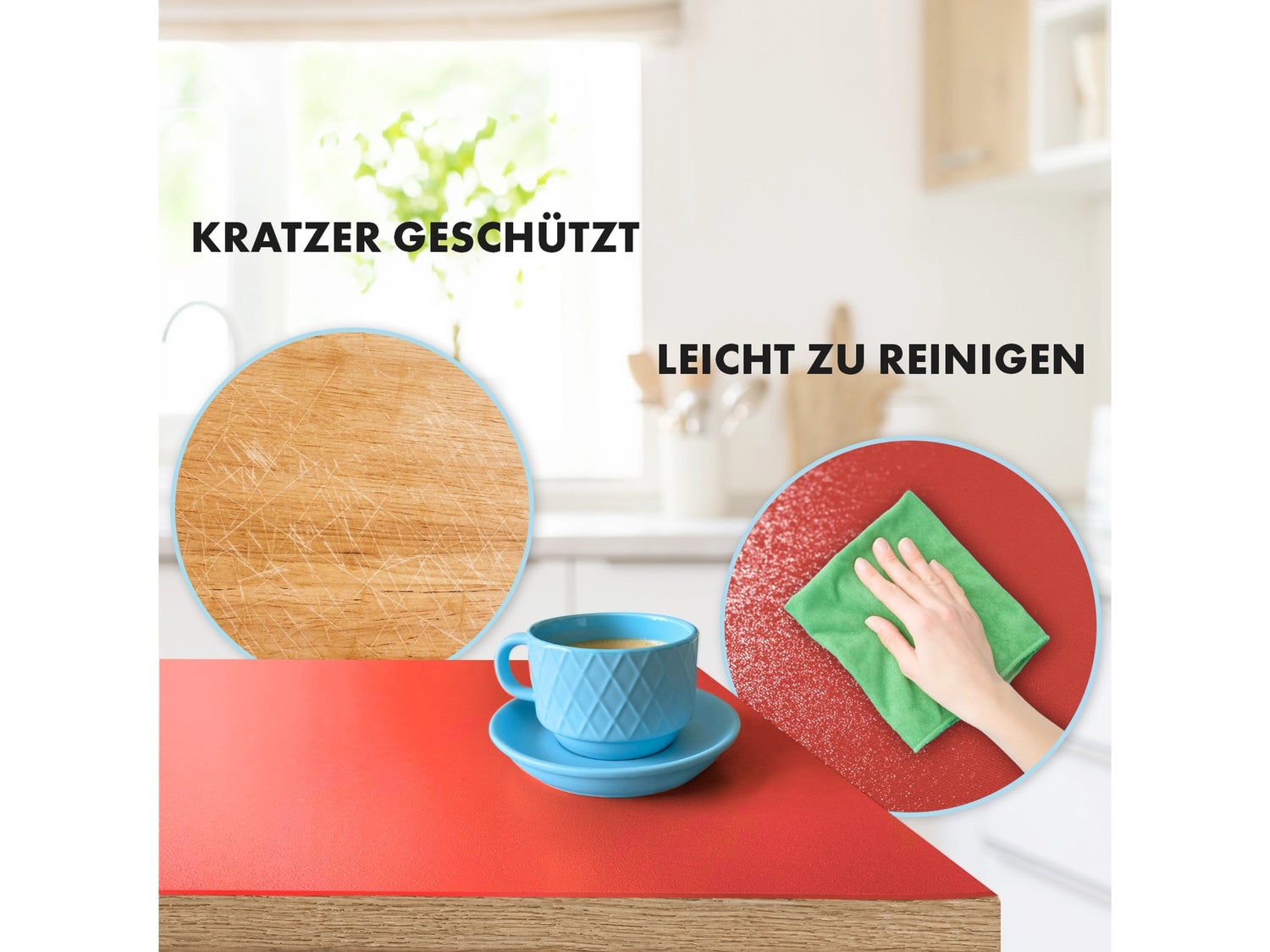 KARAT Tafelkleed Empire met Afgeschuinde Rand Rood 80 x 55 cm