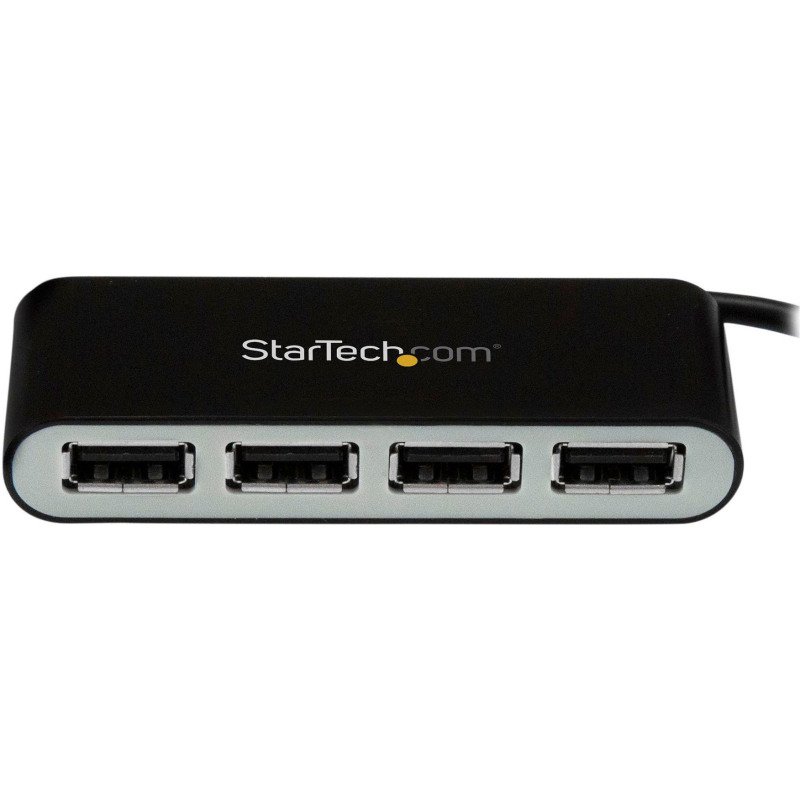 Hub USB 2.0 portable à 4 ports avec câble intégré StarTech