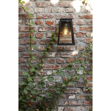 Lutec solar buitenwandlamp Fia mat zwart