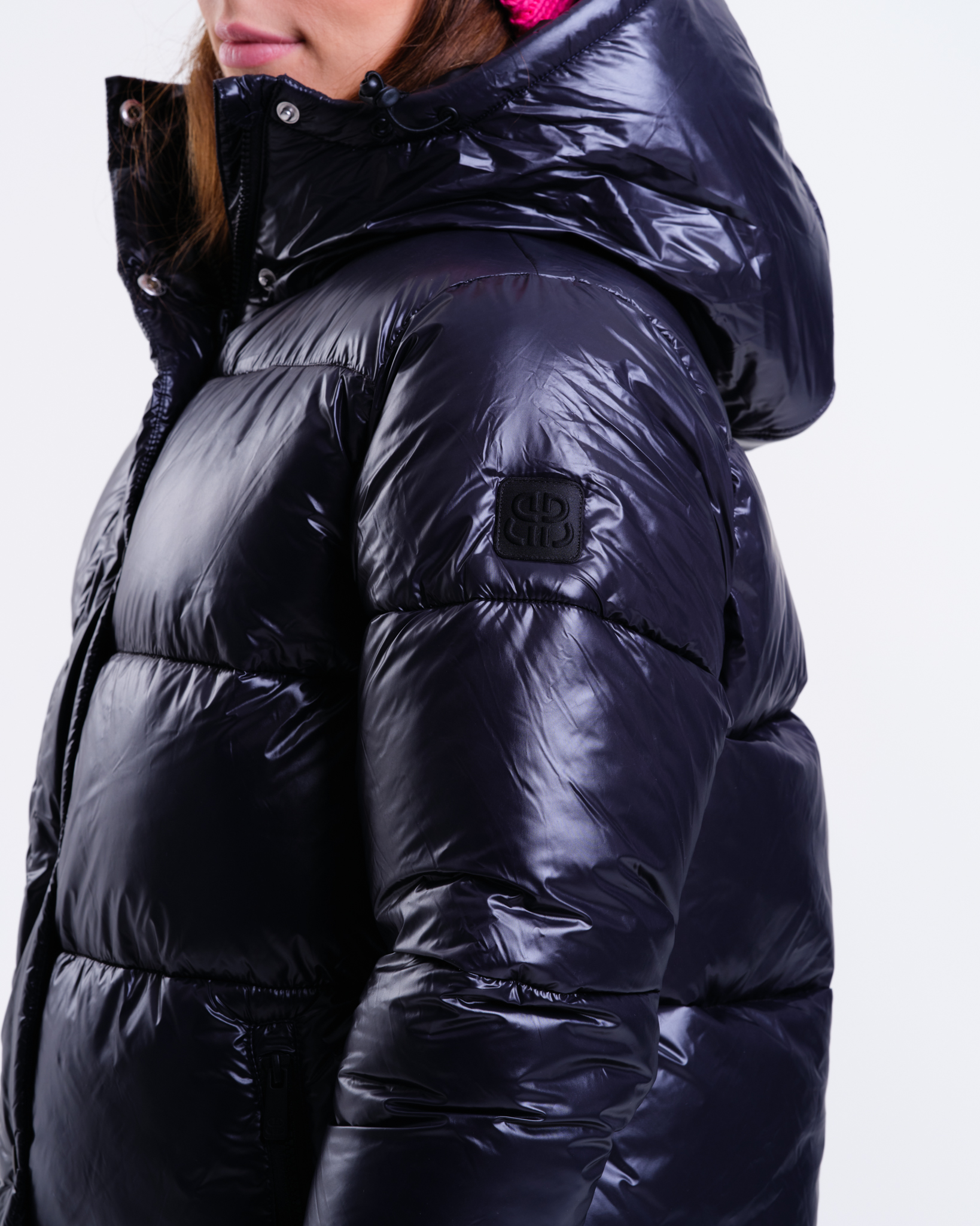Bumpro Glow Oversized Puffer Jacket Black\Navy