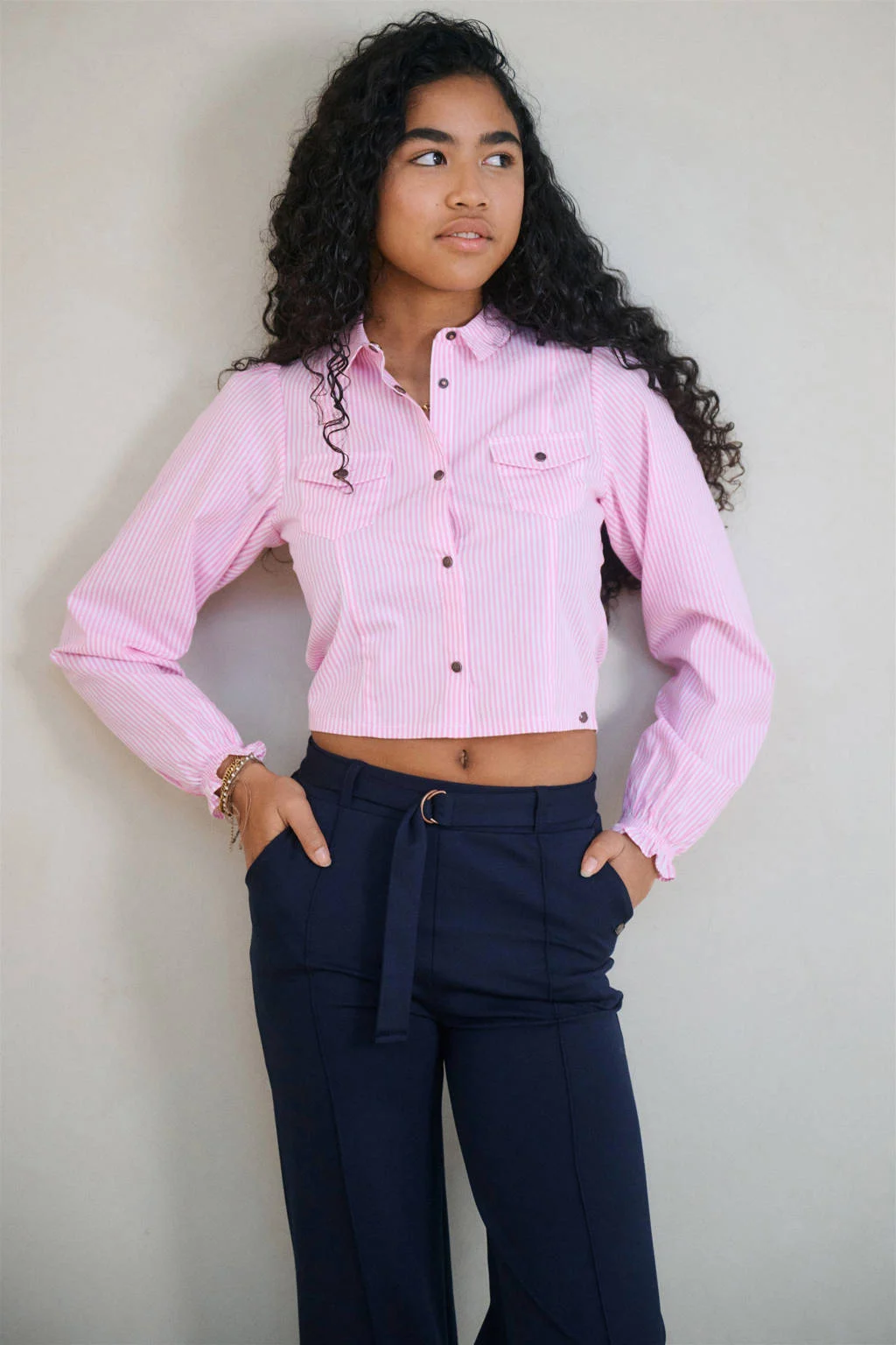 NoBell’ blouse roze