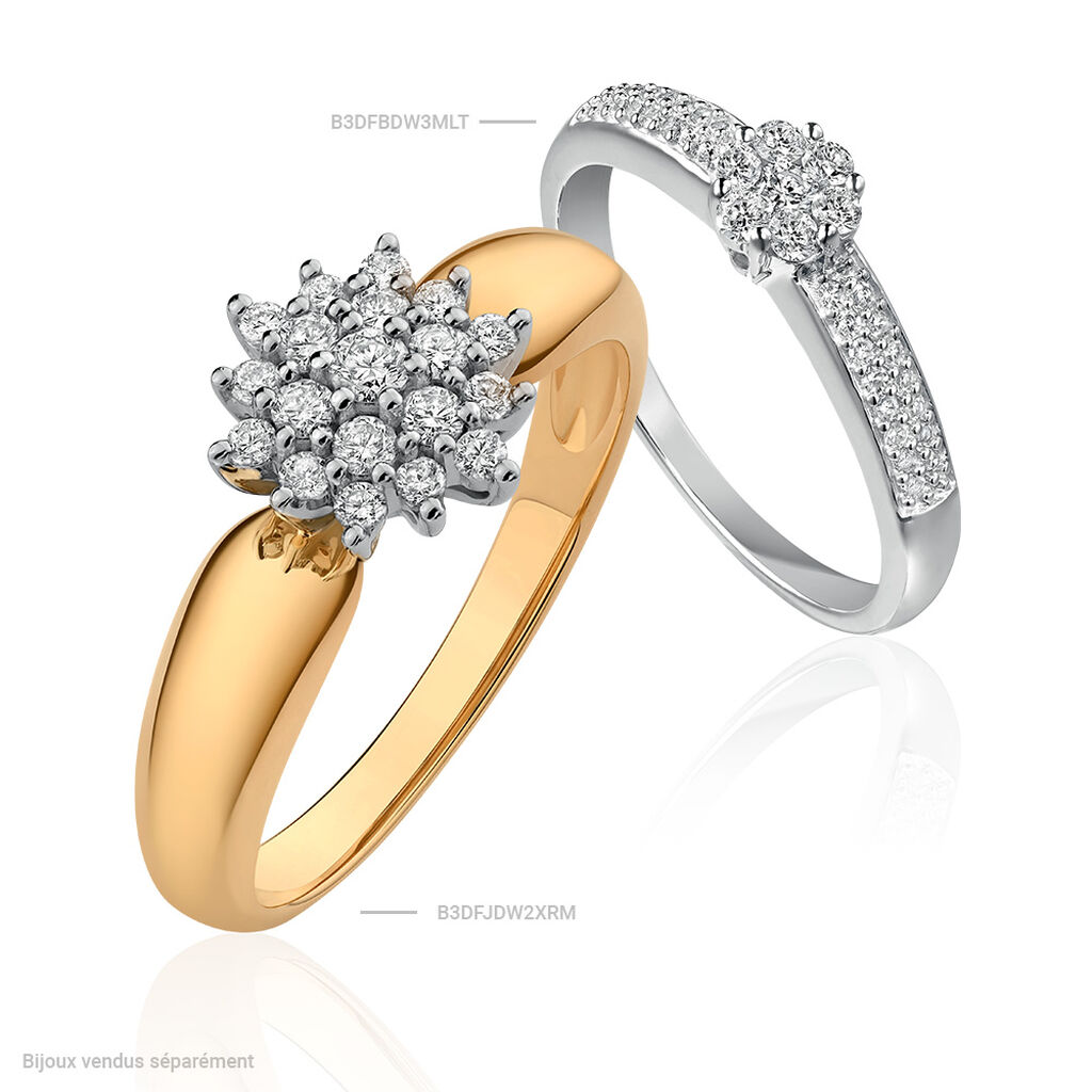 Bague Rasha Or Jaune Diamant