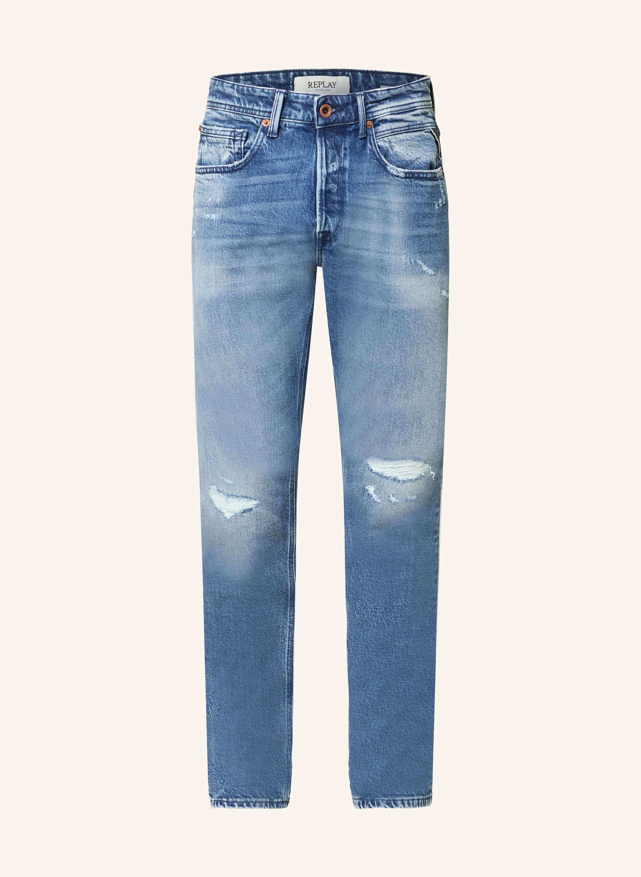 REPLAY Destroyed Jeans WILLBI Regular Slim Fit