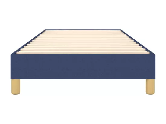 Sommier à lattes de lit Bleu 100x200 cm Tissu