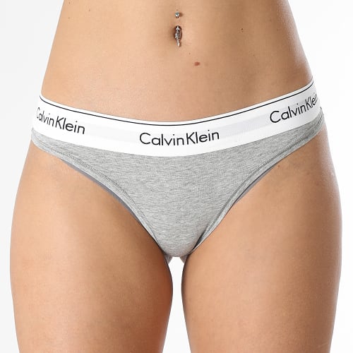 String Femme F3786E Gris Chiné