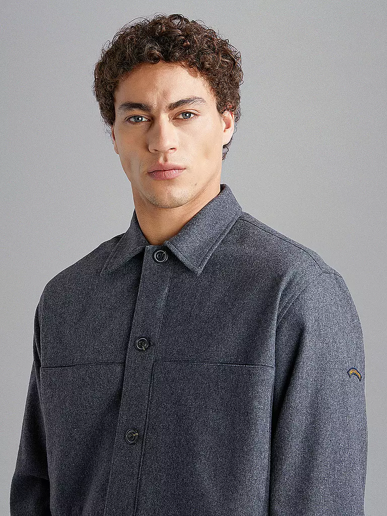PAUL & SHARK Overshirt  grau