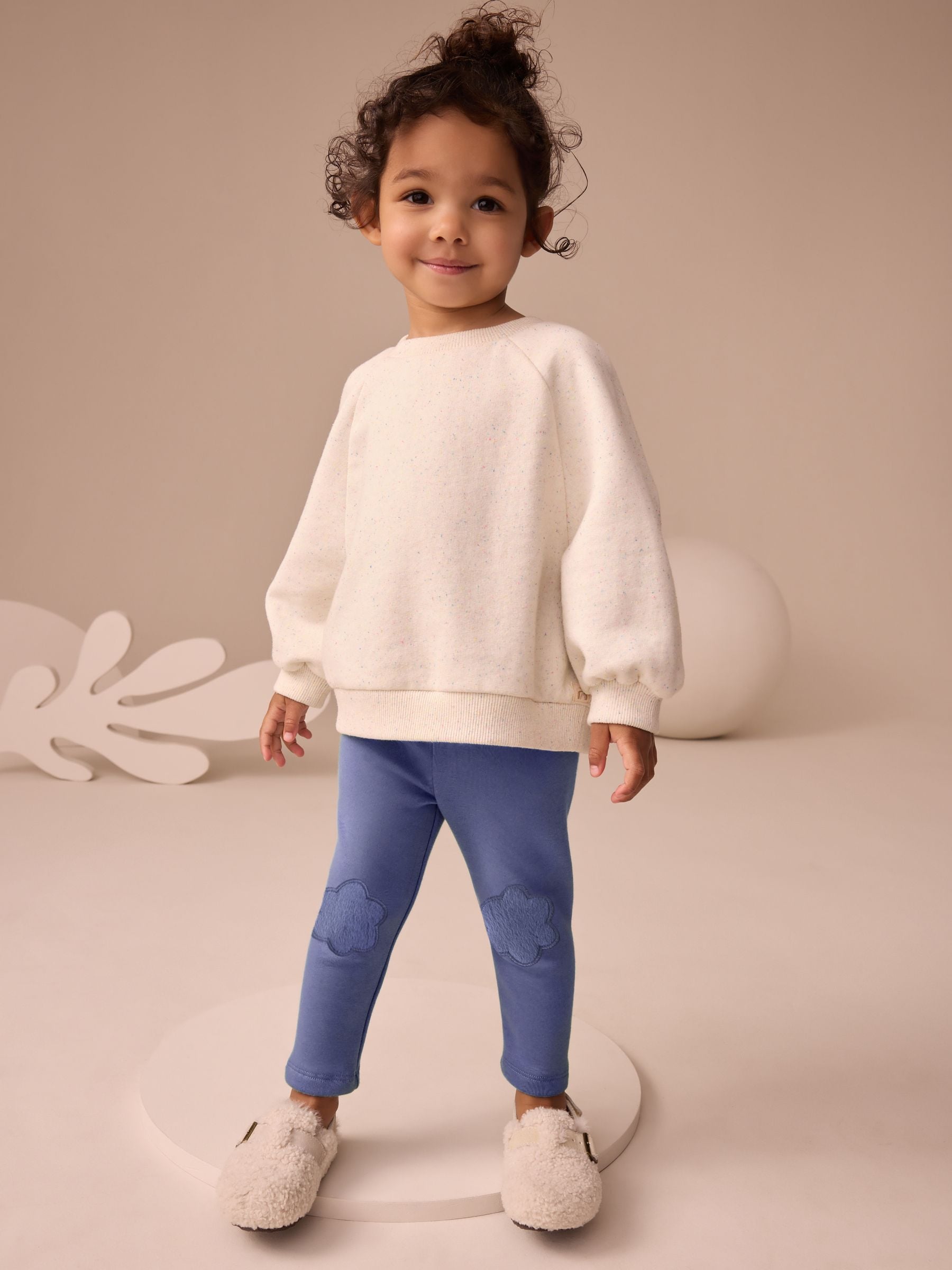 Blauw - Behaaglijke legging (3mnd-7jr)