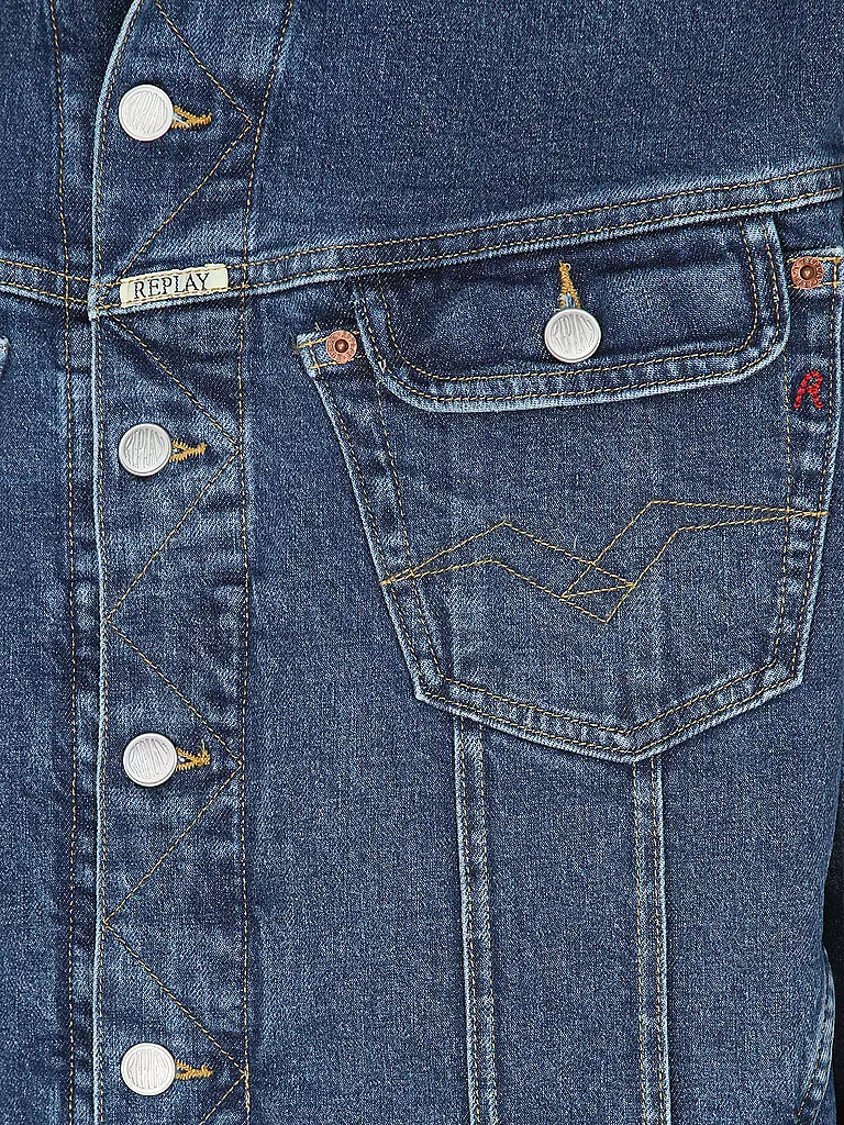 REPLAY Jeansjacke dunkelblau