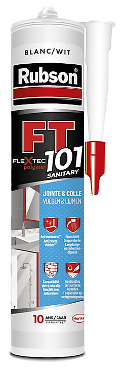 Mastic Rubson FT 101 Sanitaire blanc cartouche 280ml