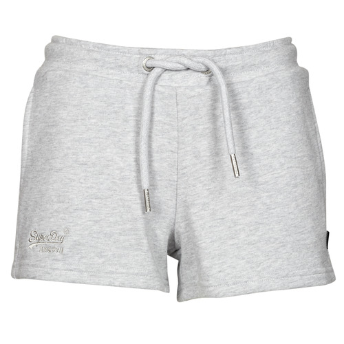 Superdry - VINTAGE LOGO EMB JERSEY SHORT - Glacier Grey Marl