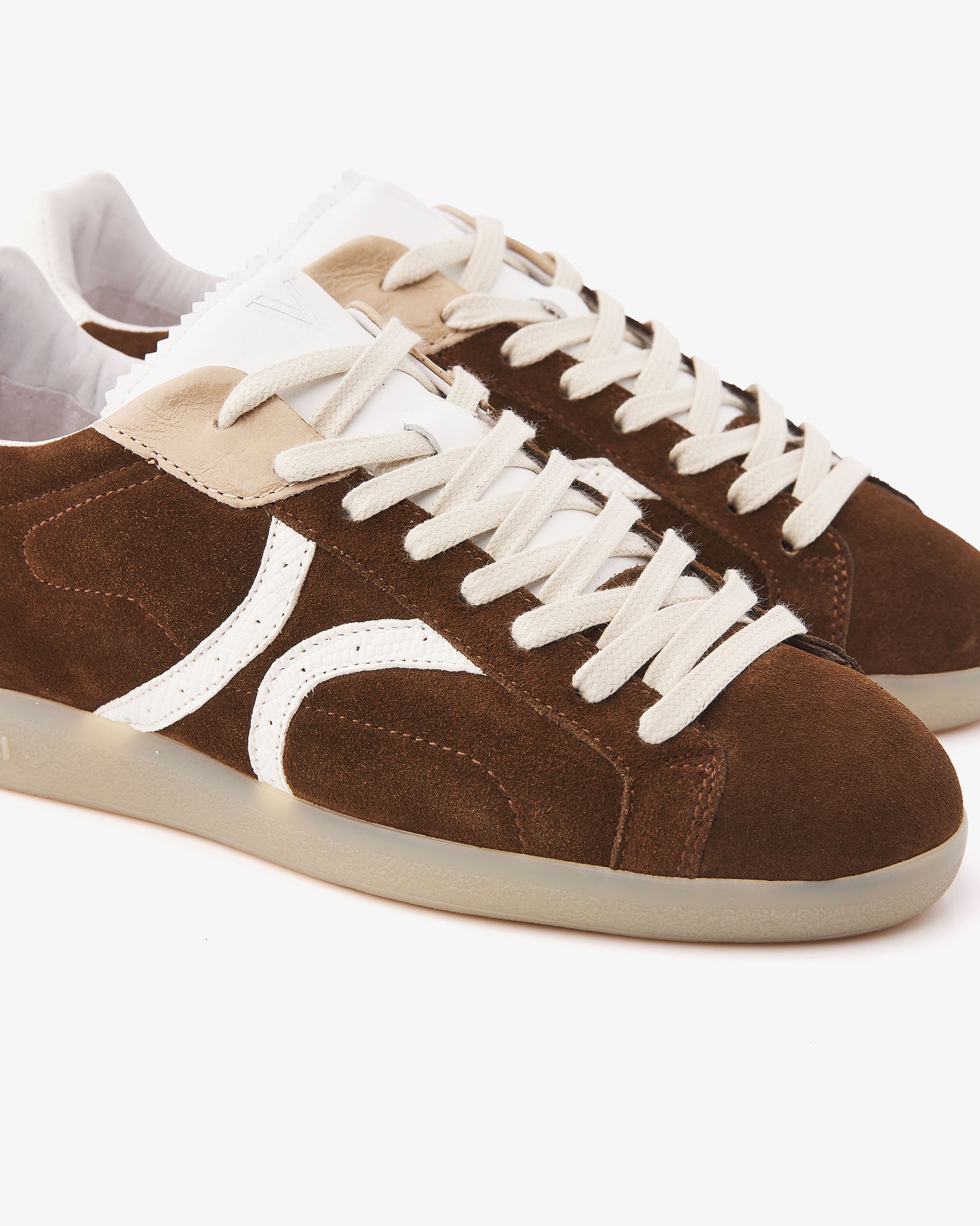 VIA VAI bruine dames sneakers Nilla Khloe