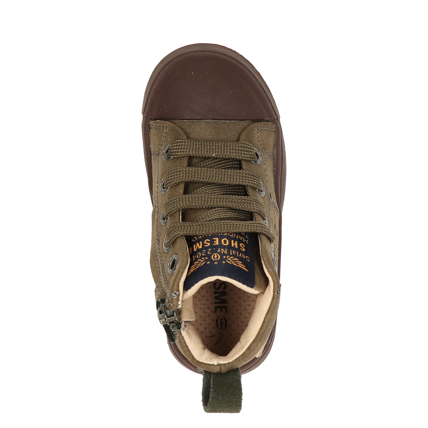 jongens veterboot Shoesme Groen