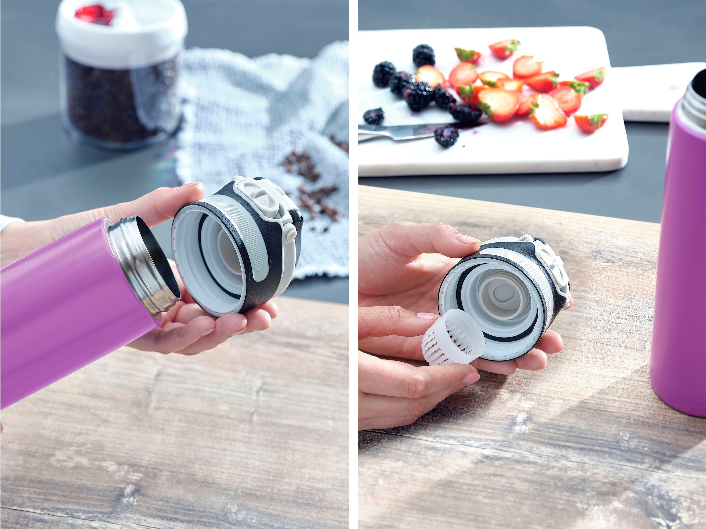 Leifheit Thermoflasche »Flip« 600 ml