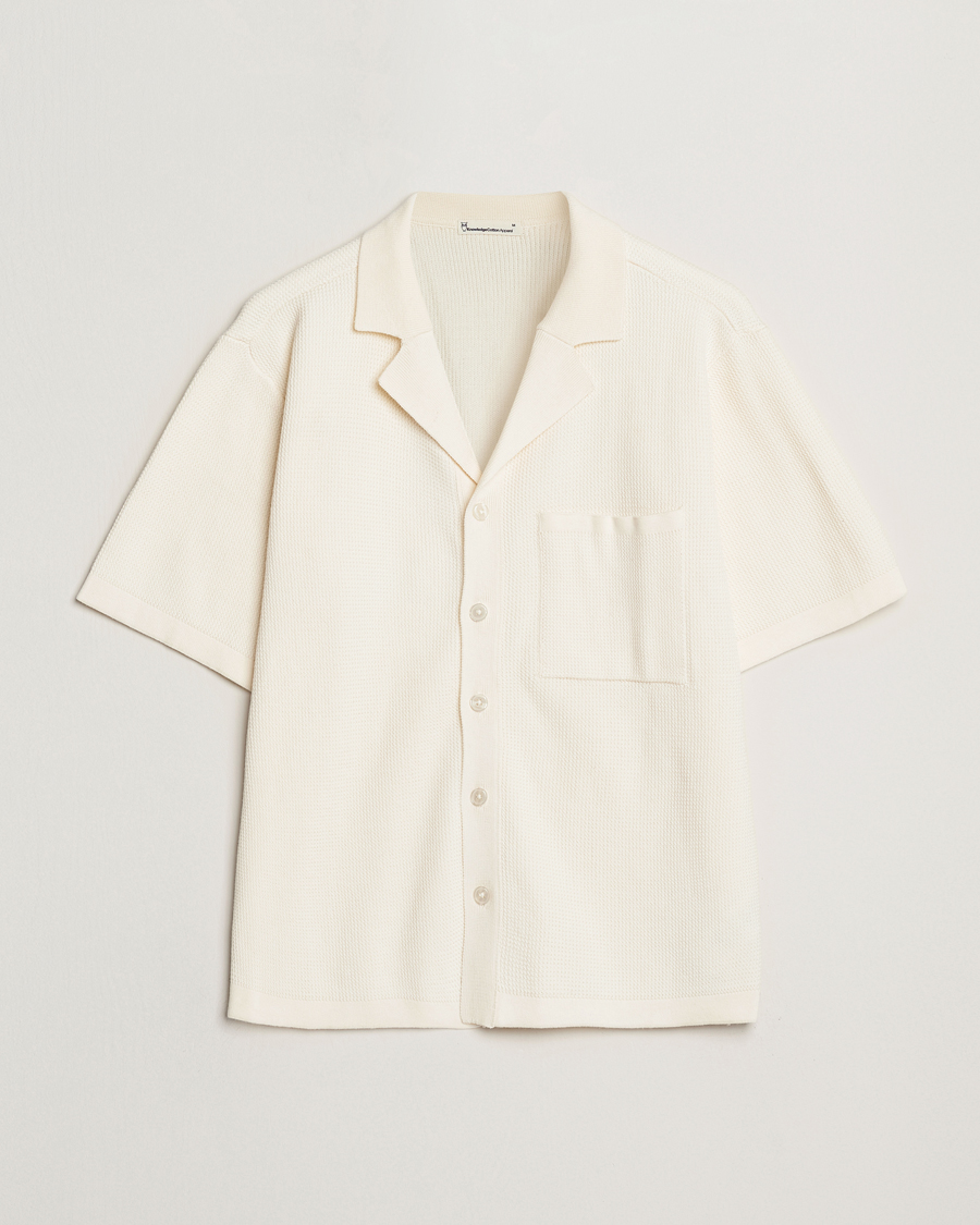 KnowledgeCotton Apparel Knitted Short Sleeve Shirt Eggret