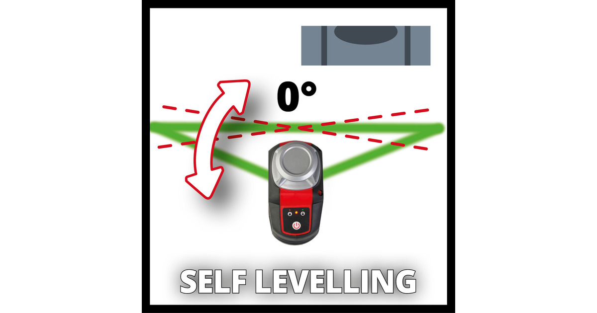 EINHELLTE-LL 360 G Kruislijnlaser  (Rood/zwart)