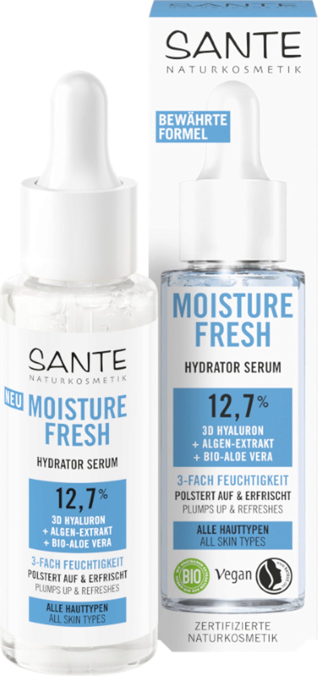 Santé naturally.  Moisture Fresh Hydrator Serum, 30 ml