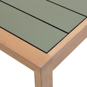 KARWEI tuintafel Kees groen eucalyptus hout 201,4 x 89,4 cm