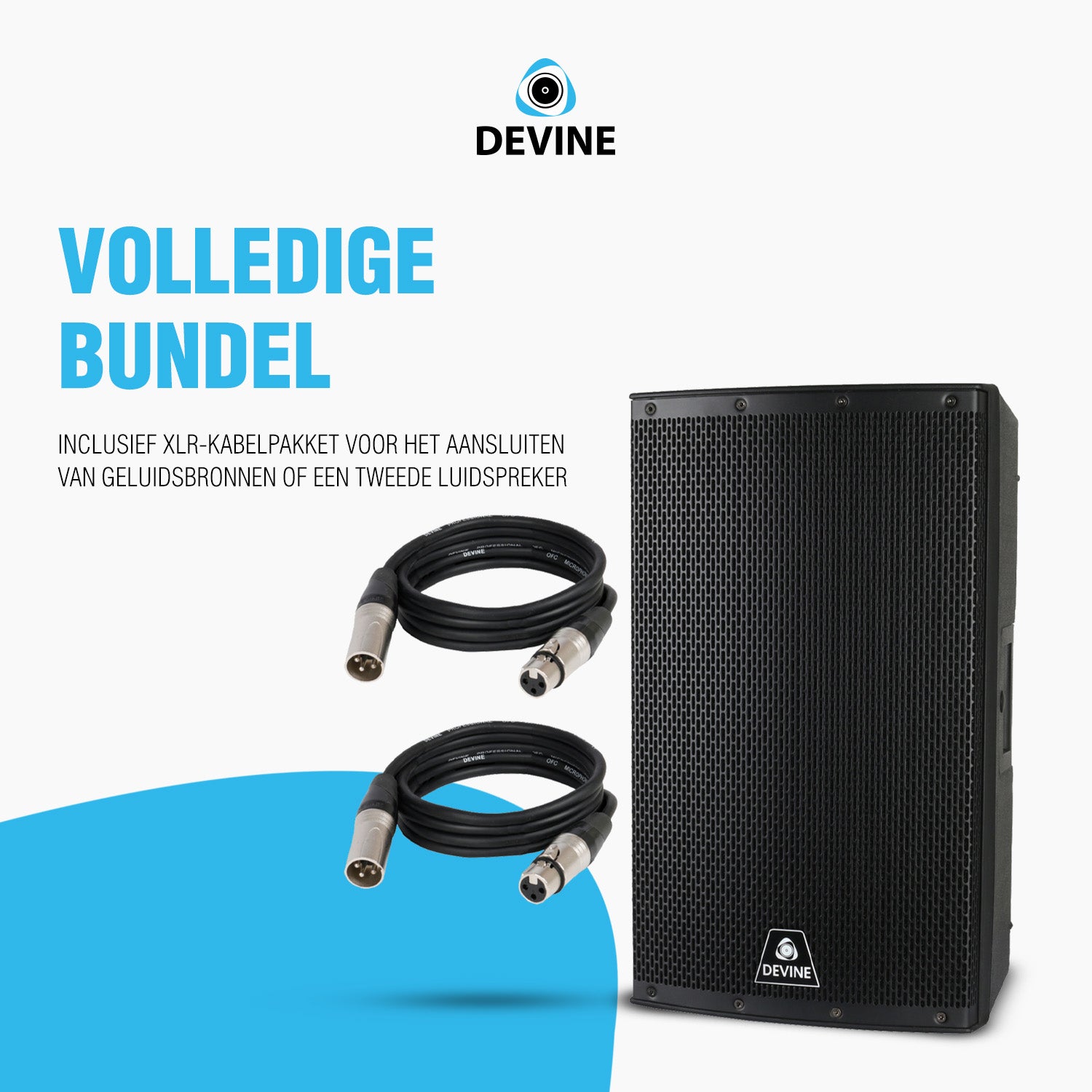 Devine Onyx 15A + XLR-kabelset