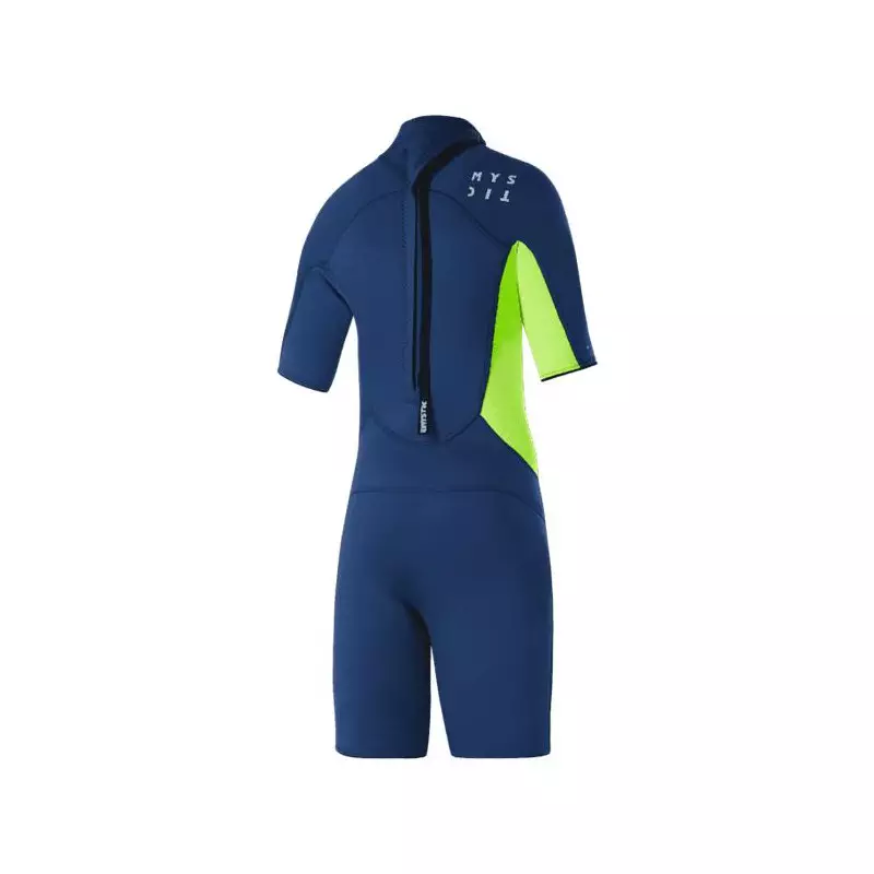 Combinaison shorty junior MYSTIC Star 3/2mm Backzip Flatlock Night Blue