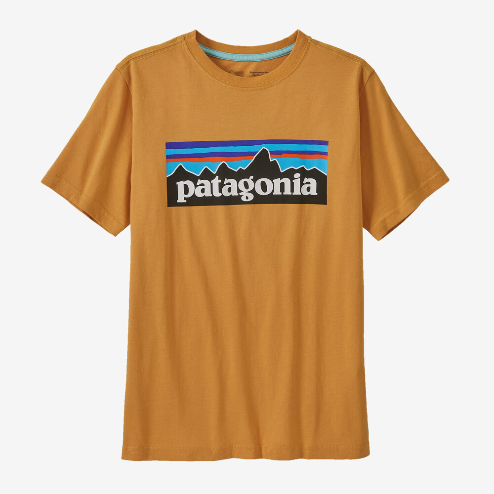 Kinder-T-Shirt aus regenerativer, biozertifizierter Baumwolle mit P-6-Logo