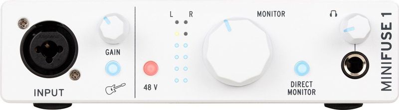 Arturia MiniFuse 1 White - USB audio interface, wit