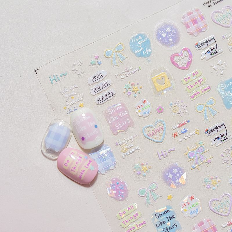swarliss - Cartoon Nail Art Stickers