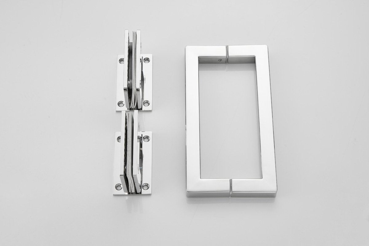 Saniclear Modern douchecabine 80x80 met 80cm deur anti-kalk chroom