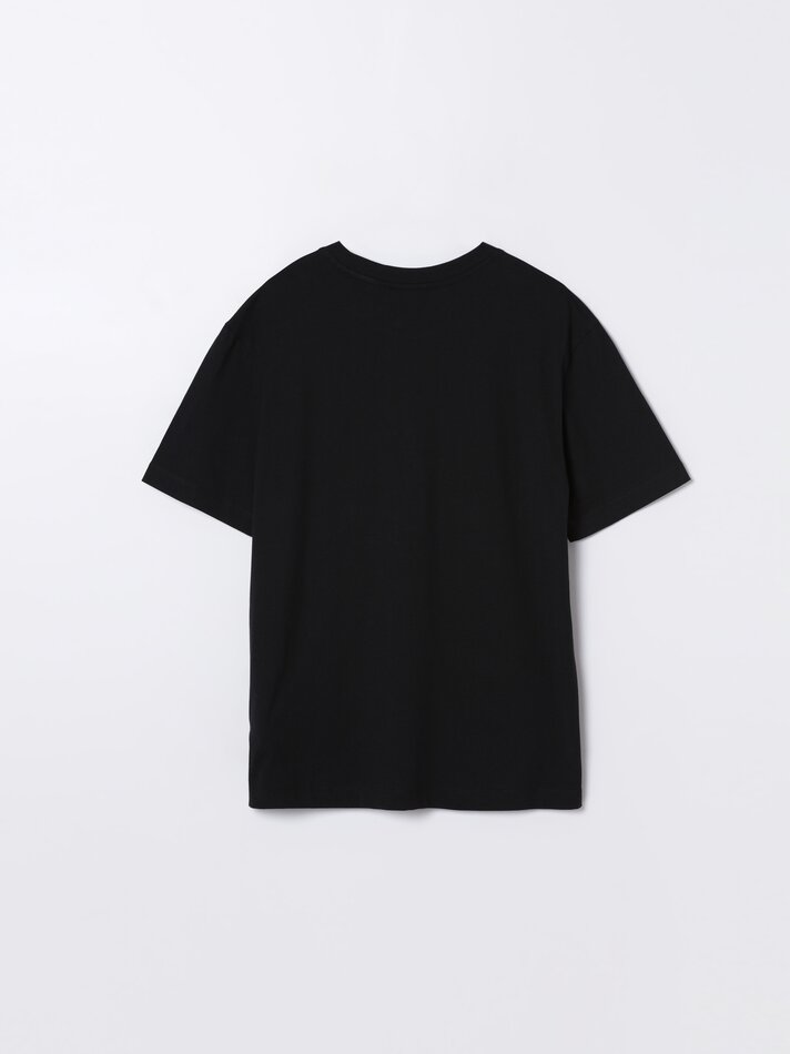Camiseta Premium Relaxada - Preta