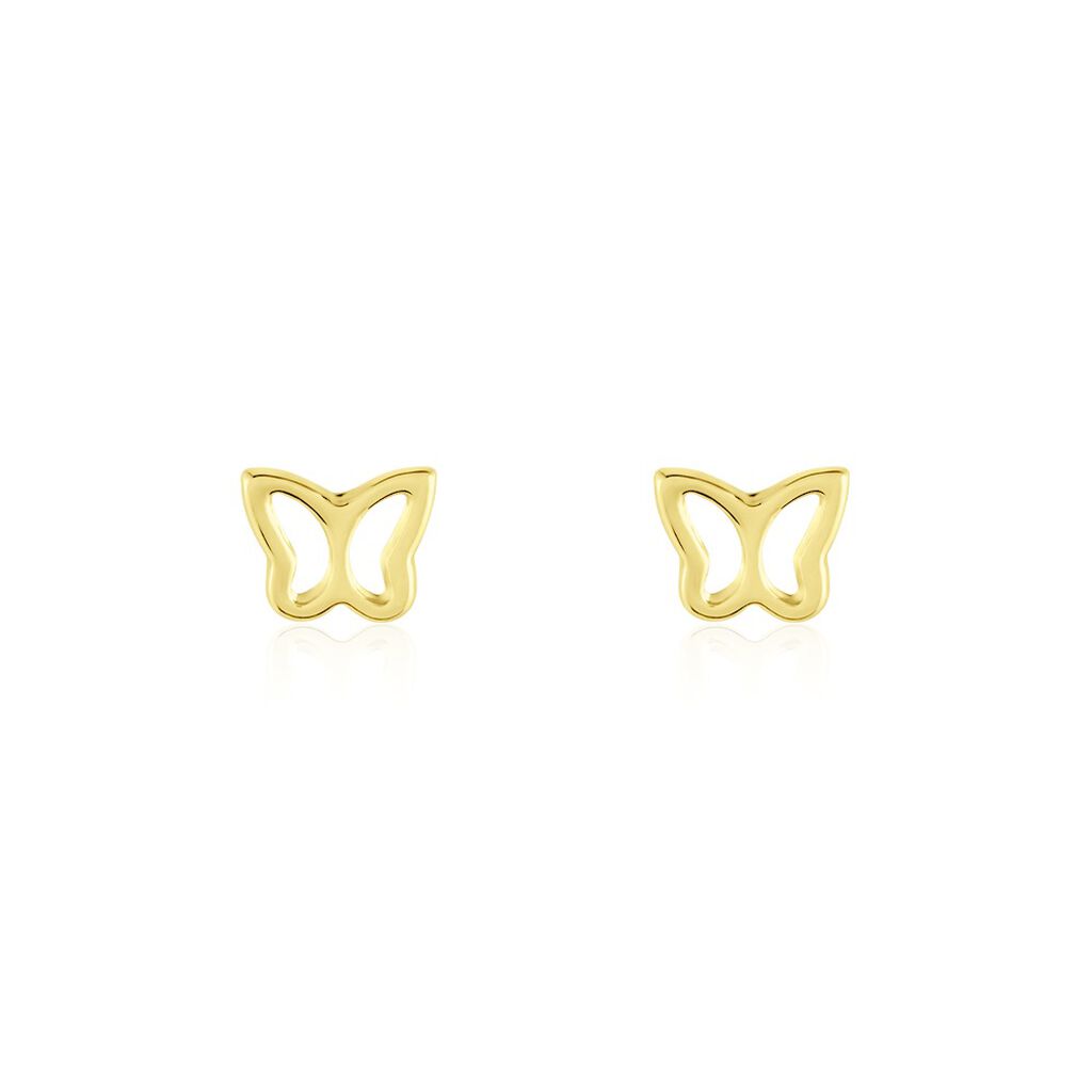 Boucles D'oreilles Puces Or Jaune Paphnuce