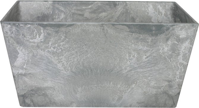 Artstone plantenbak Ella 25 x 12 cm grijs