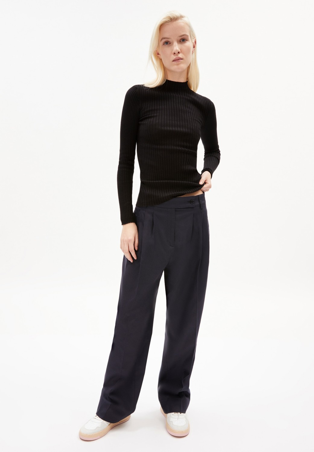 Armedangels Strickpullover Armedangels Alaania Black - RRREVOLVE