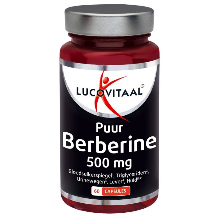 Lucovitaal Puur Berberine 500mg (60 capsules)