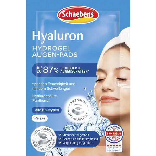 Hyaluron Hydrogel Augen-Pads