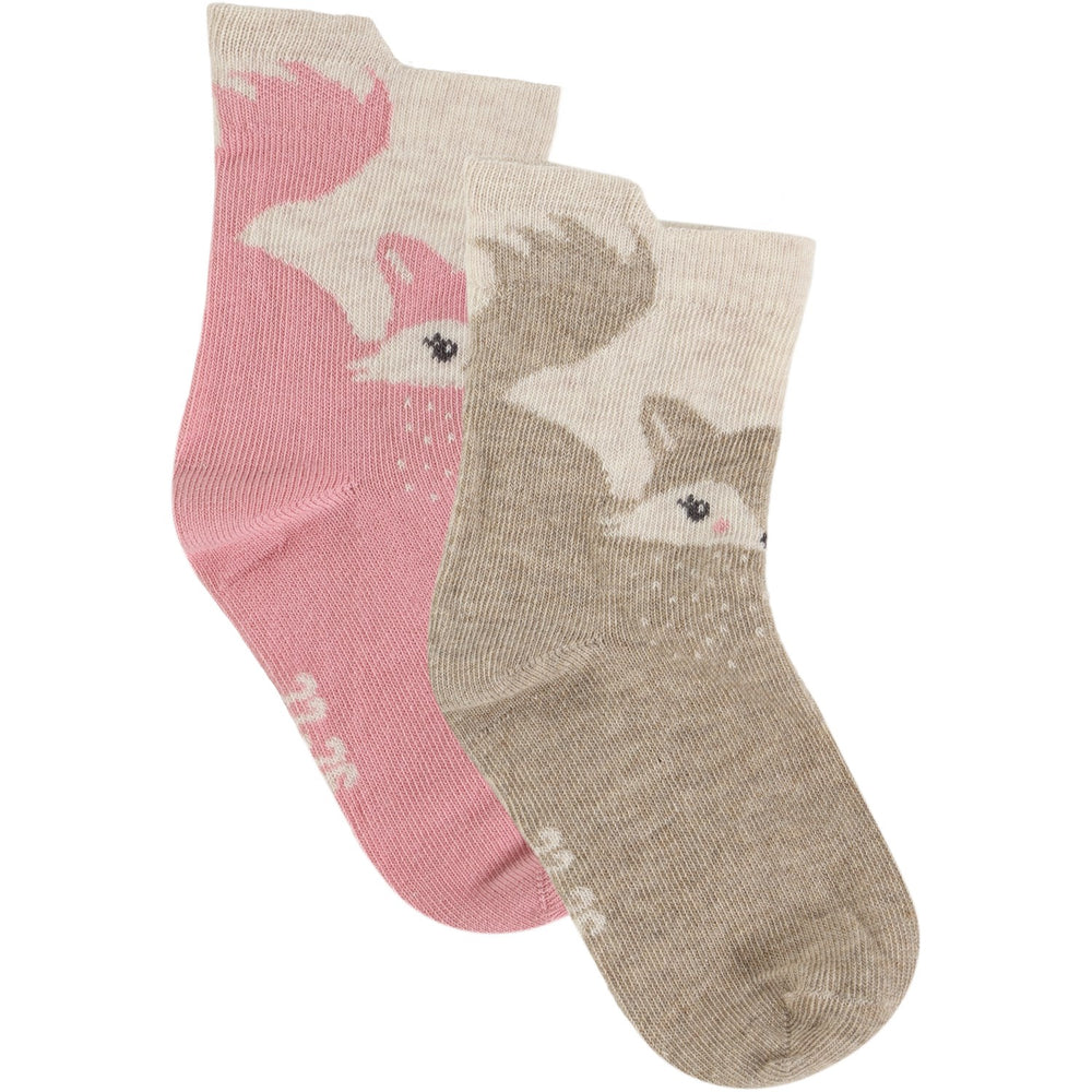 Køb Minymo Wild Rose Strømper W. 3D Effect (2-Pack)