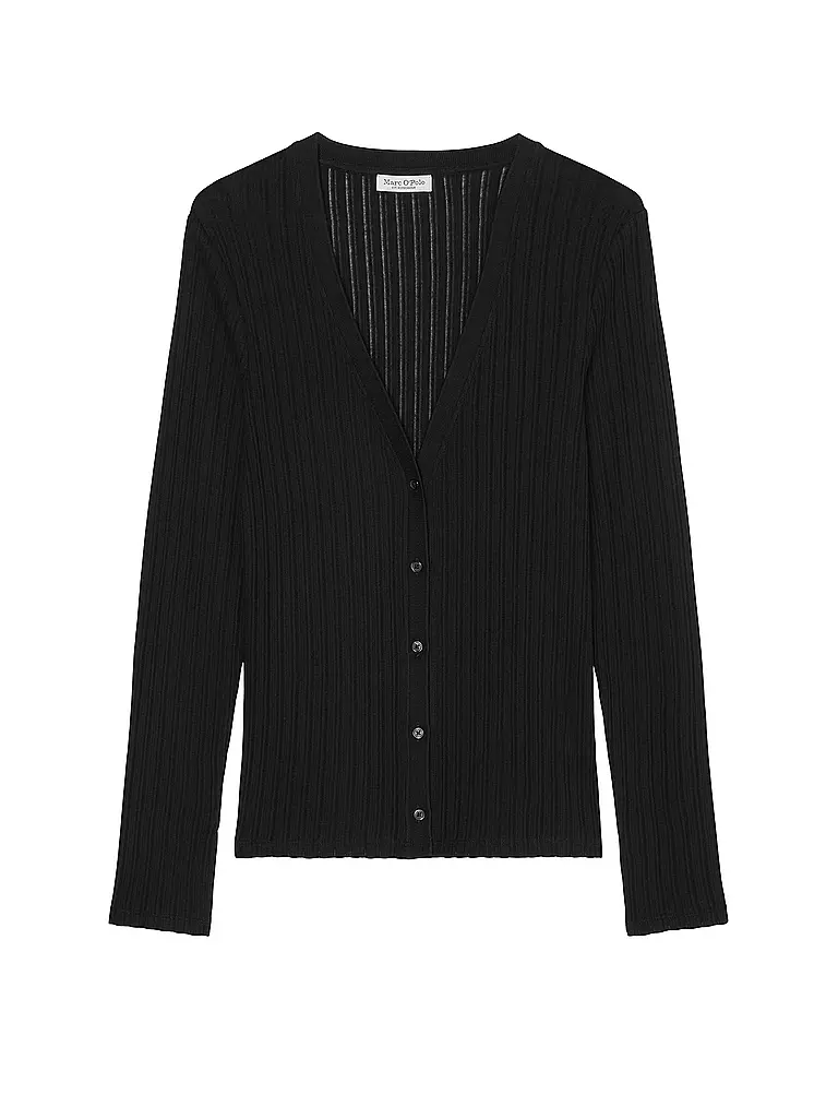 MARC O'POLO Strickjacke schwarz