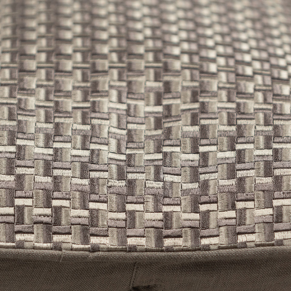 Kussen Richstitch linnen charcoal