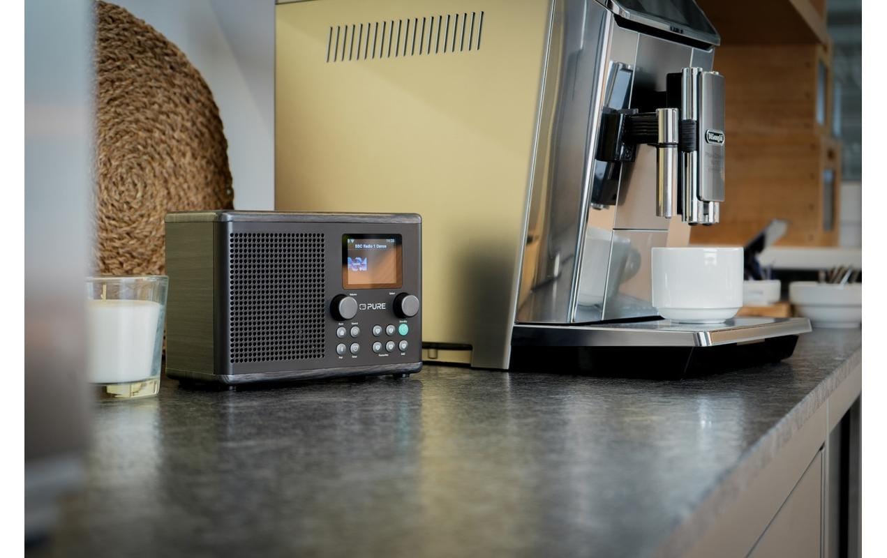 DAB+ Radio Classic H4i Schwarz/Esche<br>Das charmante kompakte Internetradio