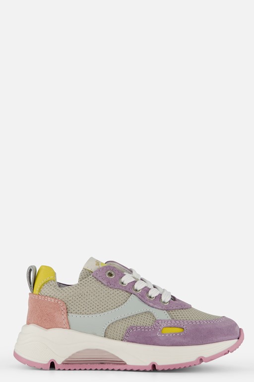 Develab Low Cut Sneakers paars Leer
